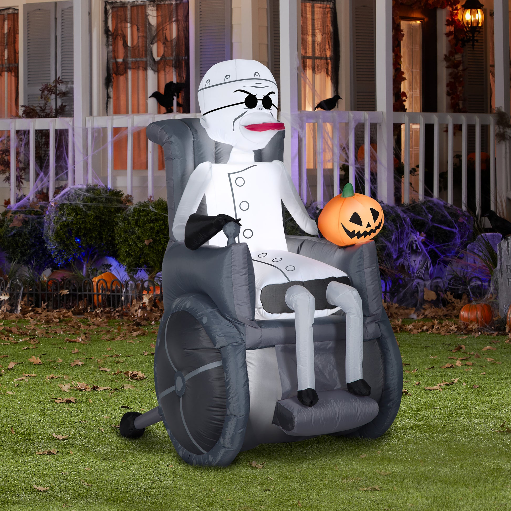 5.5-Ft Disney Dr. Finkelstein Halloween Inflatable lifestyle