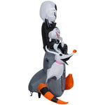 Load image into Gallery viewer, Disney Jack Skellington Halloween Inflatable Scene with Scary Teddy, Zero and Snake, 5.5-Ft Lighted Yard Decor for Indoor or Outdoor Use
