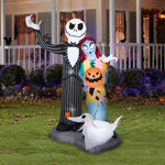 Load image into Gallery viewer, Gemmy Airblown Nightmare Before Christmas Scene Disney , 6 ft Tall, Multi
