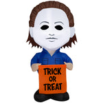 Load image into Gallery viewer, Universal Michael Myers Halloween Inflatable with Trick-or-Treat Bag, 3.5-Ft Lighted Yard Decor for Indoor or Outdoor Use
