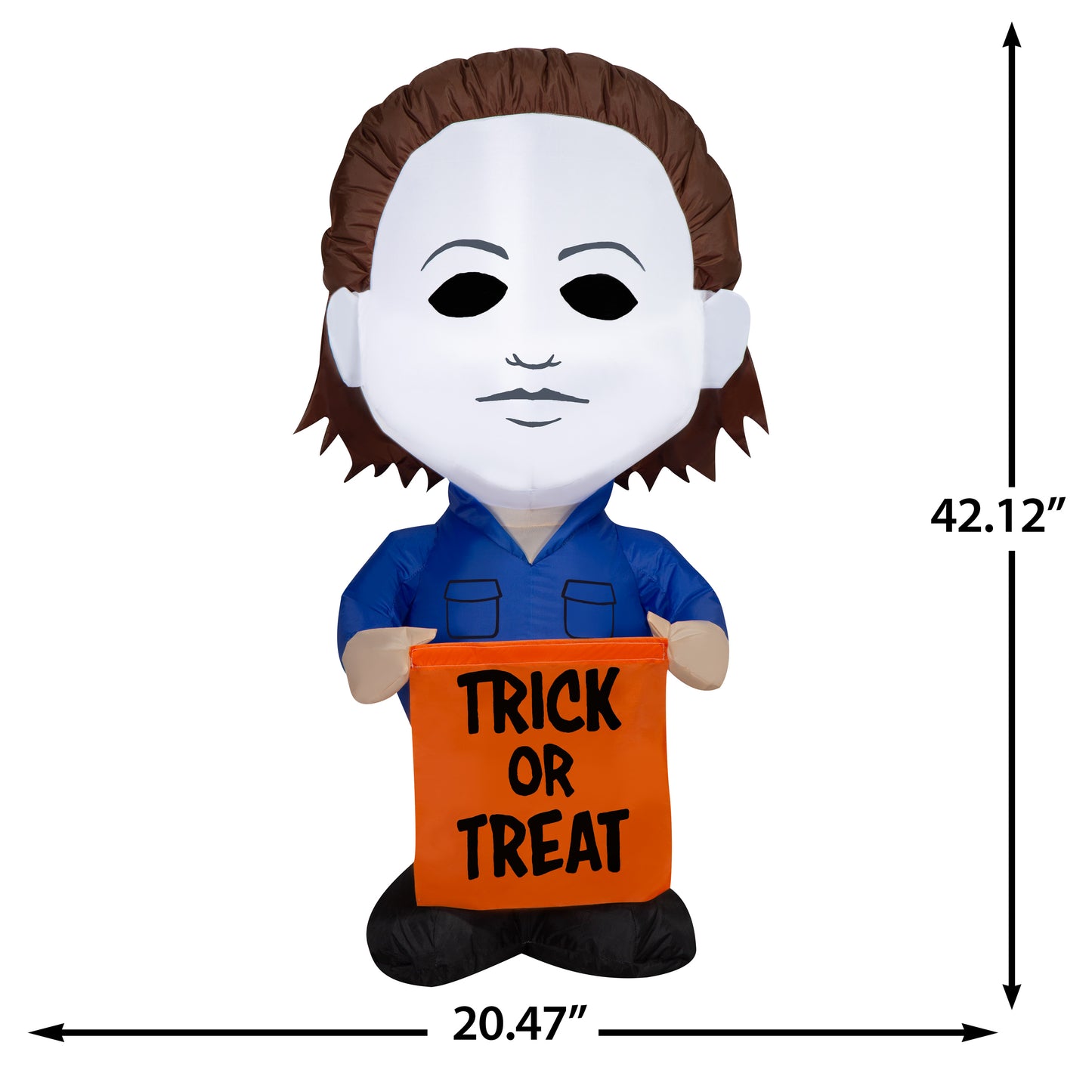 3.5-Ft Universal Michael Myers with Trick-or-Treat Bag Halloween Inflatable dimensions