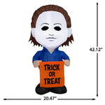 Load image into Gallery viewer, Universal Michael Myers Halloween Inflatable with Trick-or-Treat Bag, 3.5-Ft Lighted Yard Decor for Indoor or Outdoor Use
