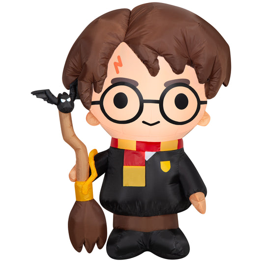 3-Ft Harry Potter with Broom Halloween Inflatable