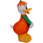Load image into Gallery viewer, Gemmy Airblown Inflatable Donald Duck in Pumpkin Costume Disney, 3.5 ft Tall, Multicolored
