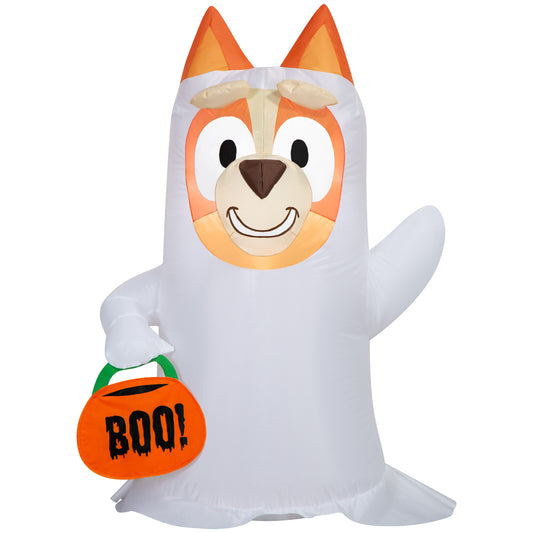 3.5-Ft Bluey Bingo Ghost Halloween Inflatable
