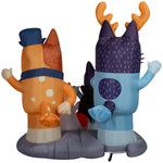 Load image into Gallery viewer, Gemmy Halloween Inflatable Bluey and Family Scene, 5.5 ft Tall, Multi
