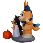 Load image into Gallery viewer, Gemmy Halloween Inflatable Bluey and Family Scene, 5.5 ft Tall, Multi
