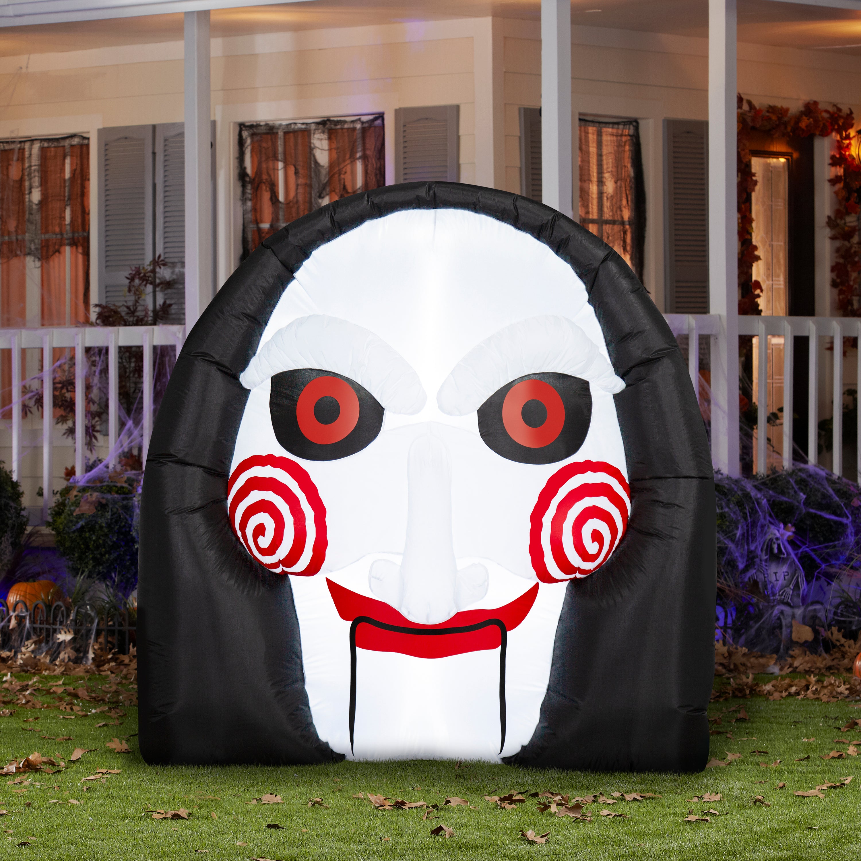 Gemmy Halloween Inflatable Jigsaw , 5 ft Tall, Multi