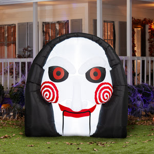 Gemmy Halloween Inflatable Jigsaw , 5 ft Tall, Multi