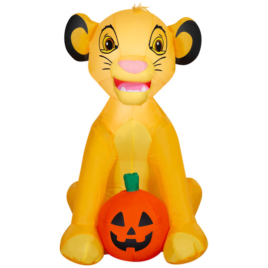 Inflatable Simba w/ JOL Disney, 3 ft Tall