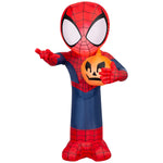Load image into Gallery viewer, Gemmy Airblown Inflatable Halloween Spider Man Marvel, 3.5 ft Tall, Multicolored
