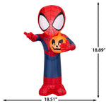 Load image into Gallery viewer, Gemmy Airblown Inflatable Halloween Spider Man Marvel, 3.5 ft Tall, Multicolored
