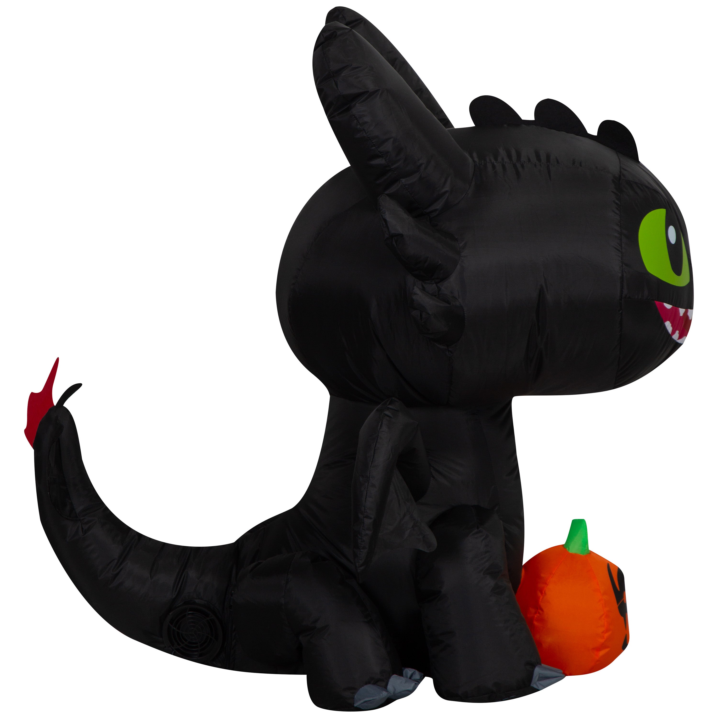 Gemmy Airblown Inflatable Stylized Toothless w/JOL Universal, 3 ft Tall, Multicolored