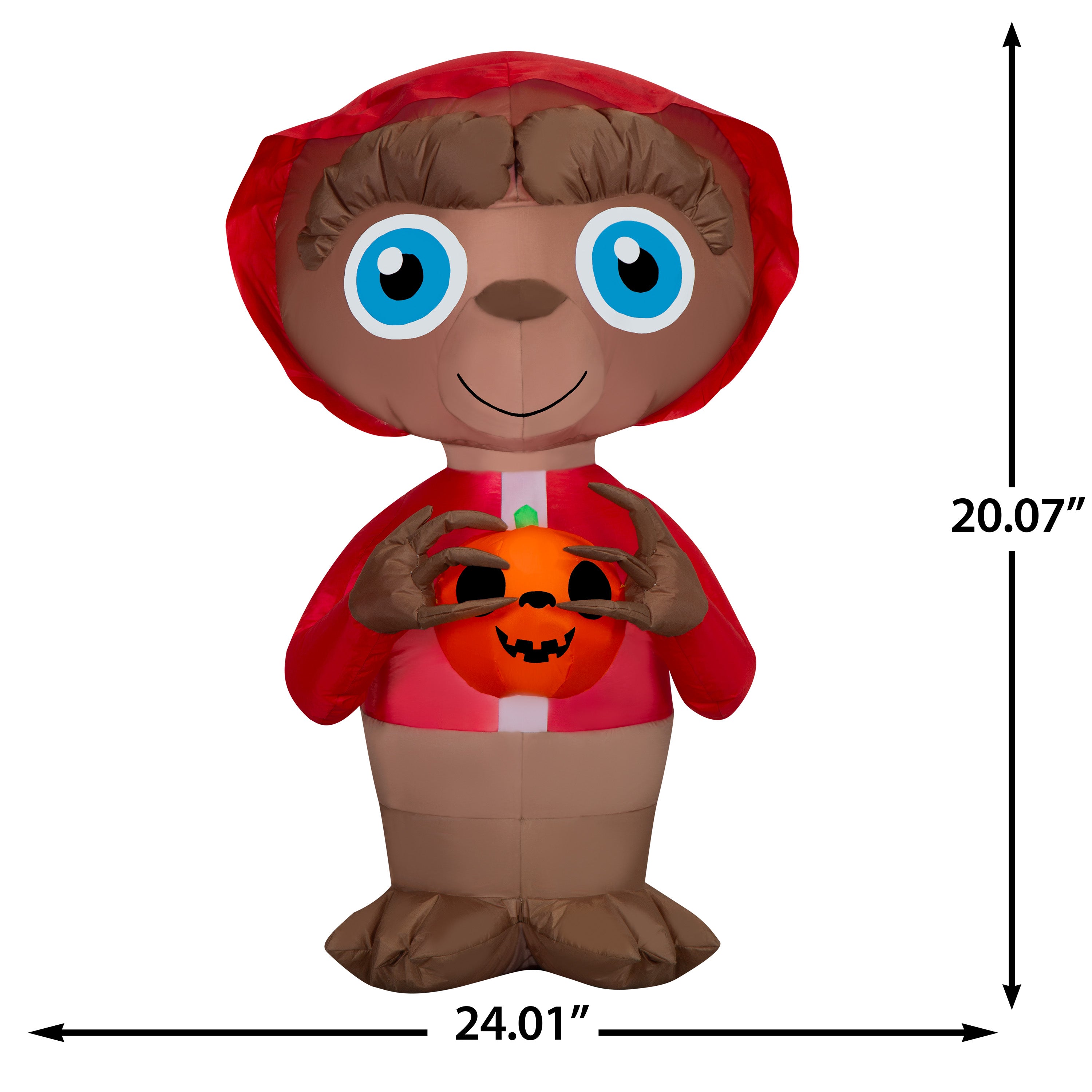 Gemmy Airblown Inflatable ET w/JOL Universal , 3 ft Tall, Multicolored