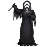 Load image into Gallery viewer, Ghost Face Halloween Inflatable with Knife, 3.5-Ft Lighted Yard Decor for Indoor or Outdoor Use
