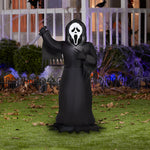 Load image into Gallery viewer, Ghost Face Halloween Inflatable with Knife, 3.5-Ft Lighted Yard Decor for Indoor or Outdoor Use
