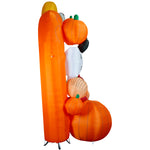 Load image into Gallery viewer, Peanuts Great Pumpkin Halloween Inflatable Archway with Charlie Brown, Snoopy and Lucy, 9.5 Ft Lighted Yard Decor
