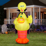 Load image into Gallery viewer, Gemmy Airblown Inflatable Halloween Big Bird Giant Sesame Street , 9 ft Tall, Multicolored
