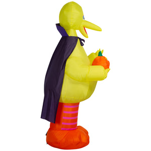 Gemmy Airblown Inflatable Halloween Big Bird Giant Sesame Street , 9 ft Tall, Multicolored