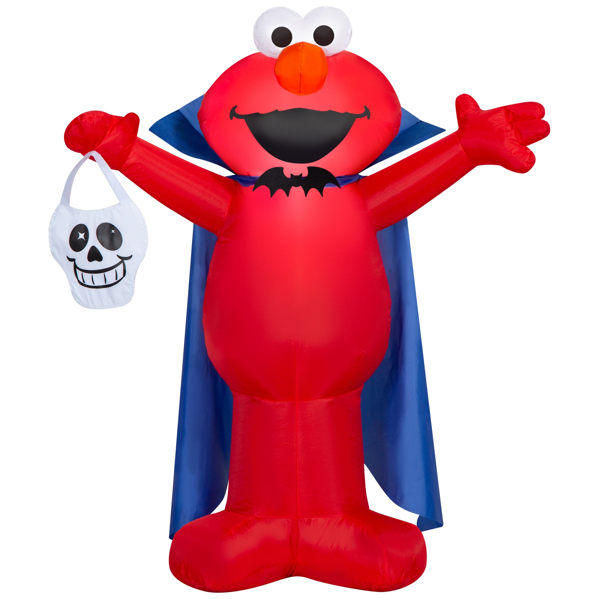 3.5-Ft Sesame Street Vampire Elmo with Skull Halloween Inflatable