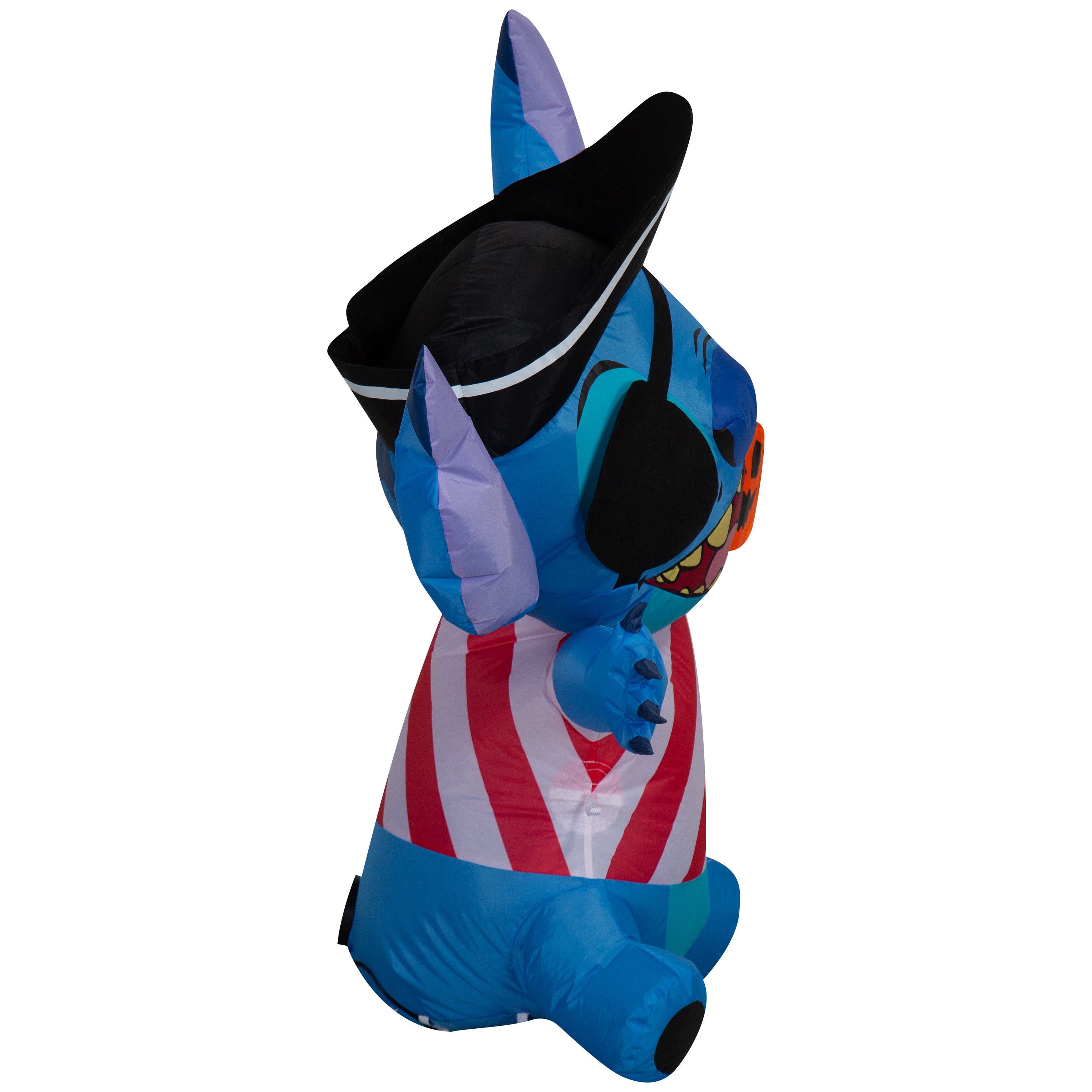 Gemmy Airblown Inflatable Stitch w/Pirate Costume Disney, 3 ft Tall, Multicolored