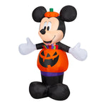Load image into Gallery viewer, Gemmy Airblown Inflatable Mickey Dressed in Pumpkin Outfit Disney, 3.5 ft Tall, Multicolored
