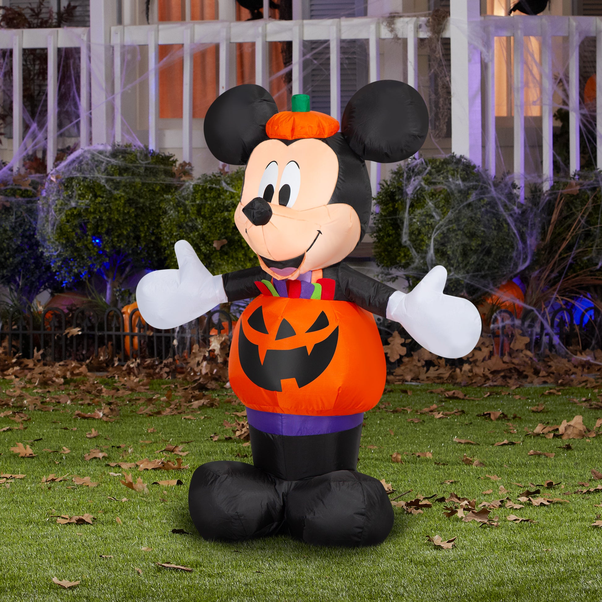 3.5-Ft Disney Mickey Mouse Pumpkin Costume Halloween Inflatable lifestyle