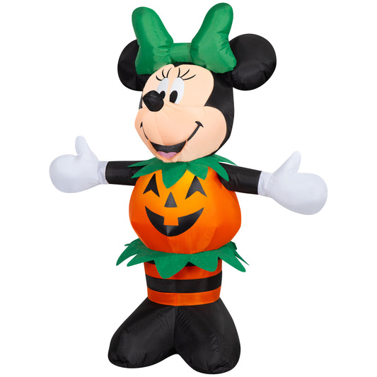 3.5-Ft Disney Minnie Mouse Pumpkin Costume Halloween Inflatable