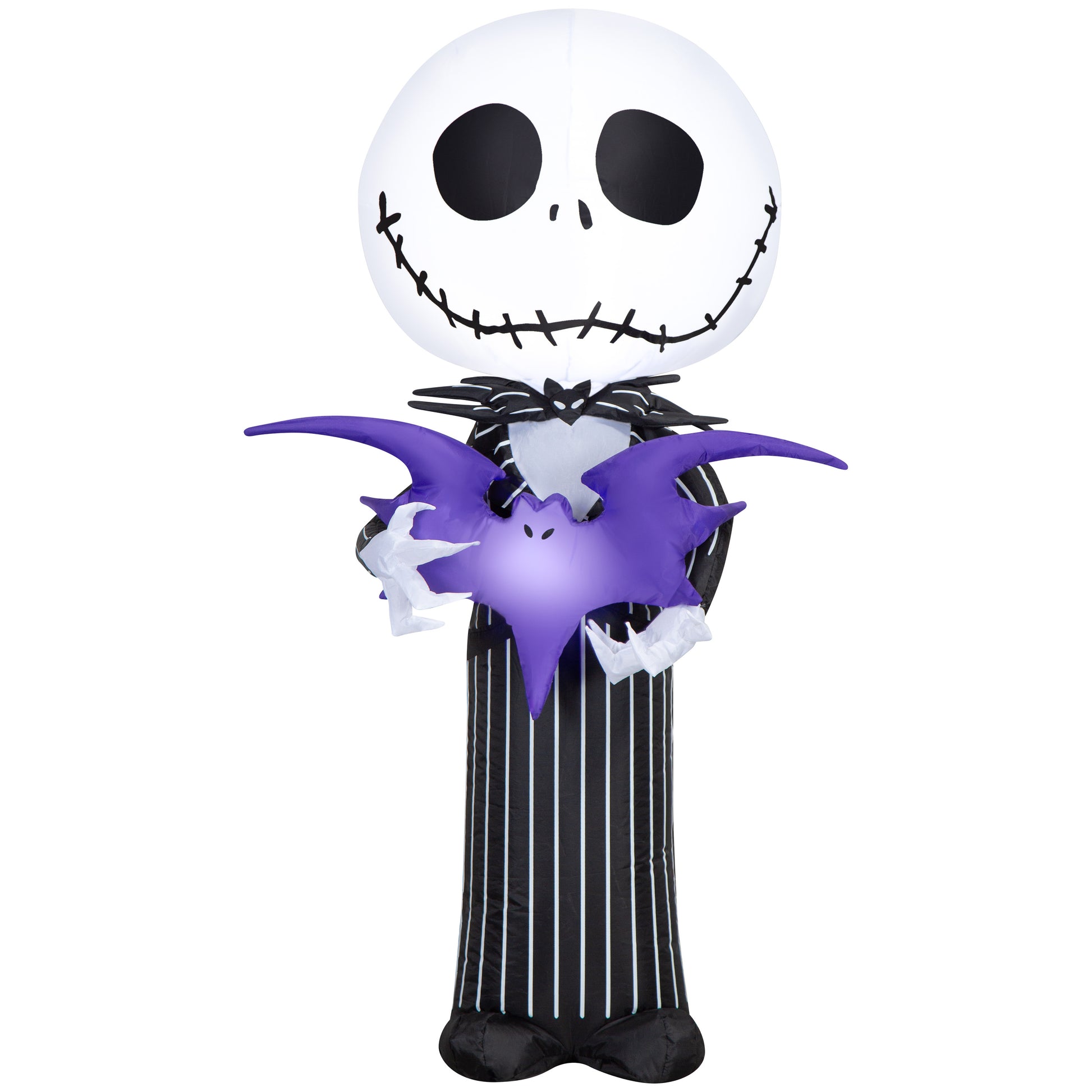 3.5-Ft Stylized Disney Jack Skellington with Bat Halloween Inflatable