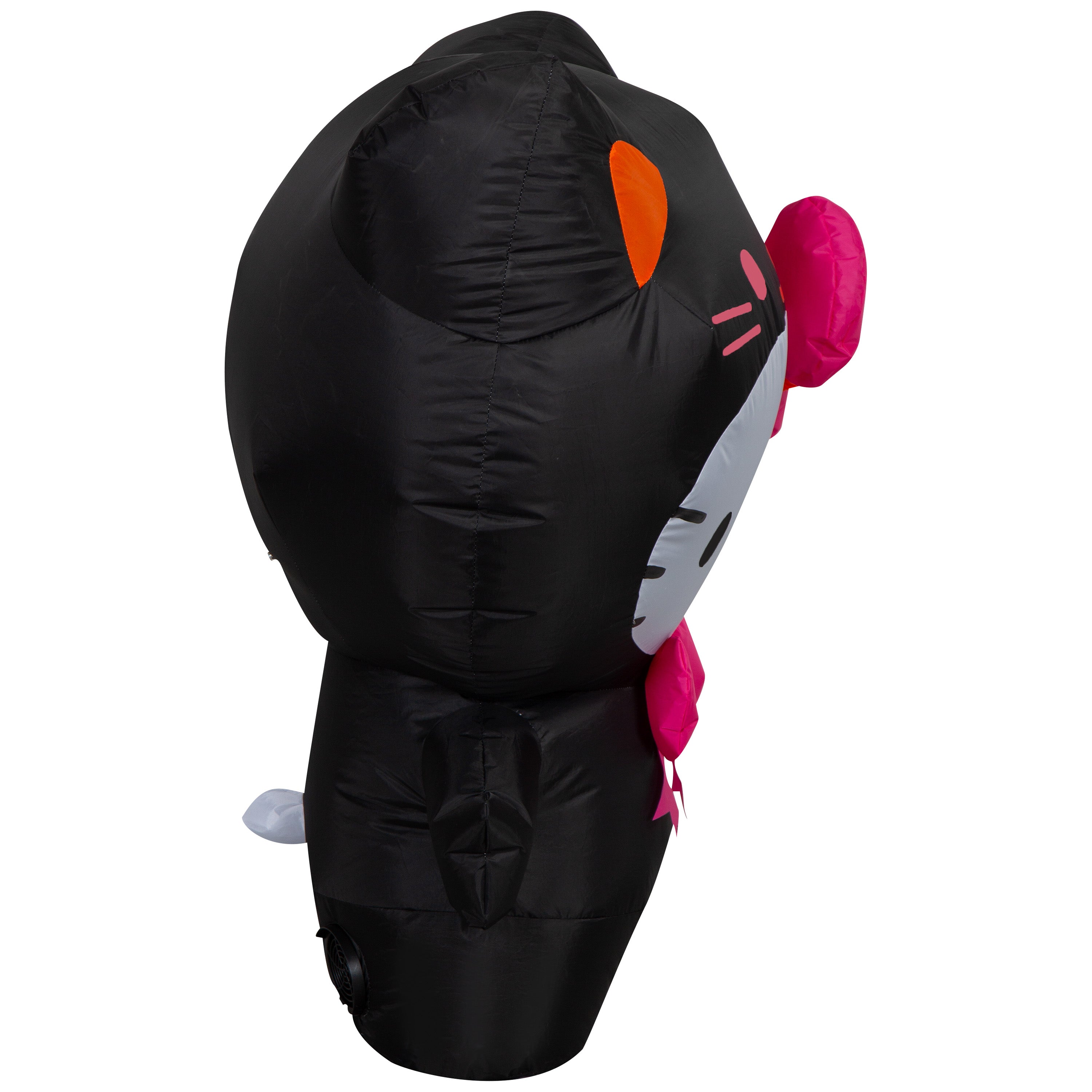 Gemmy Airblown Inflatable Hello Kitty as Black Cat Sanrio, 3 ft Tall, Multicolored