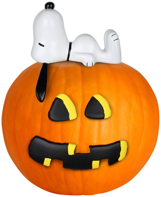 Pumpkin Push Ins Snoopy on Pumpkin Peanuts, Orange