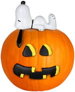 Load image into Gallery viewer, Gemmy Pumpkin Push Ins Snoopy on Pumpkin Peanuts, Orange
