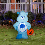 Load image into Gallery viewer, Care Bears Grumpy Bear Halloween Inflatable with Jack-o'-Lantern Candy Basket, 3.2-Ft Lighted Yard Decor for Indoor or Outdoor Use
