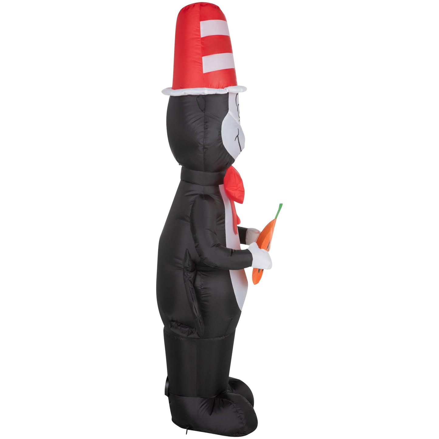 4-Ft Dr. Seuss Cat in the Hat with Jack-o'-Lantern Halloween Inflatable image 4