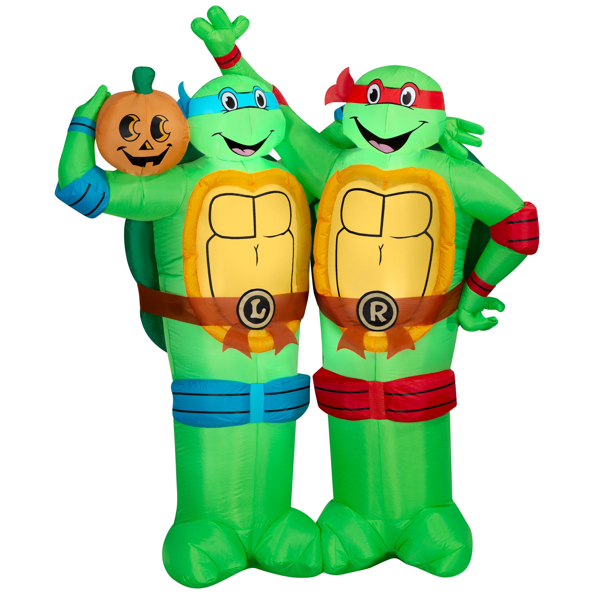 6-Ft Teenage Mutant Ninja Turtles Leonardo & Raphael Halloween Inflatable