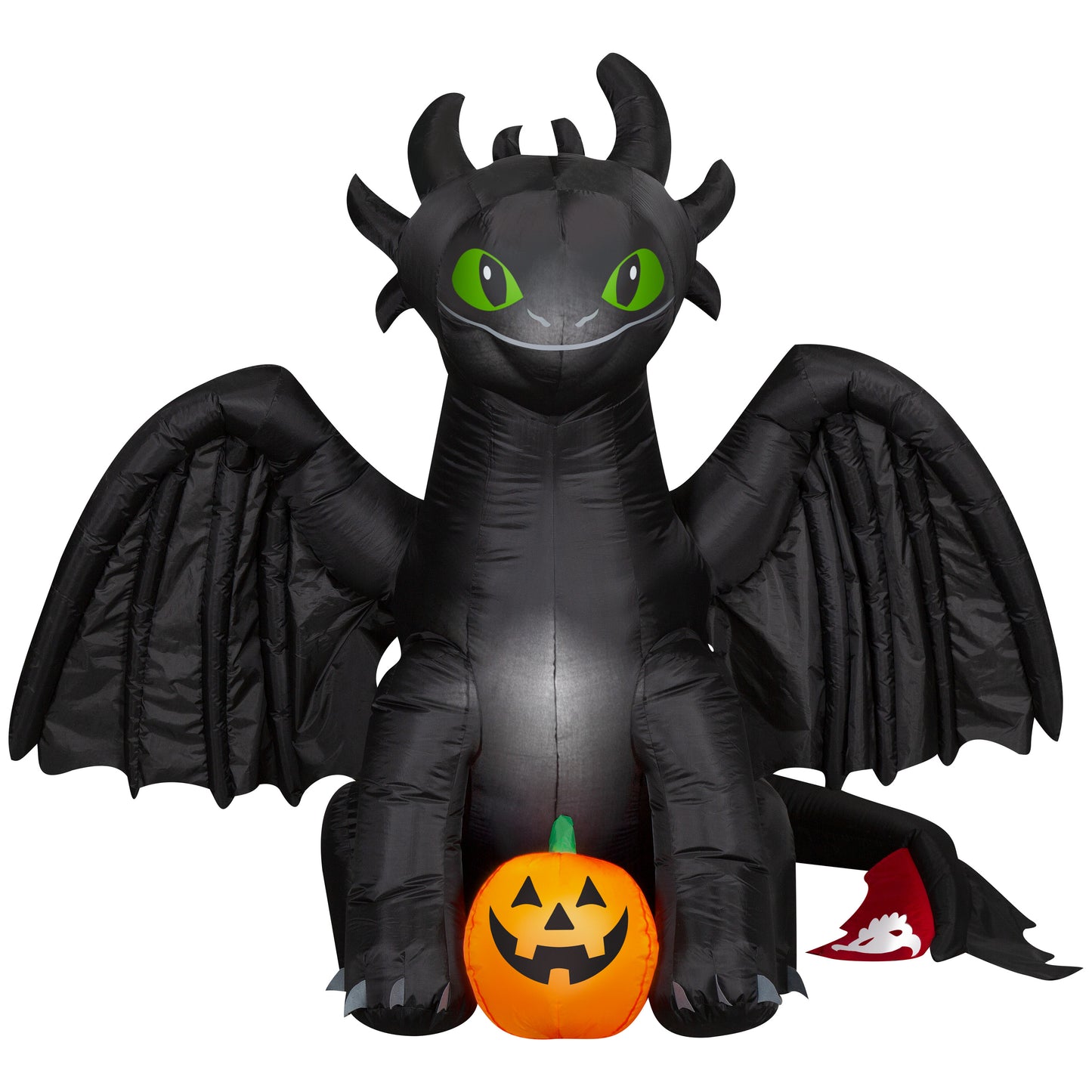 6-Ft How to Train Your Dragon Toothless with Pumpkin Halloween Inflatable