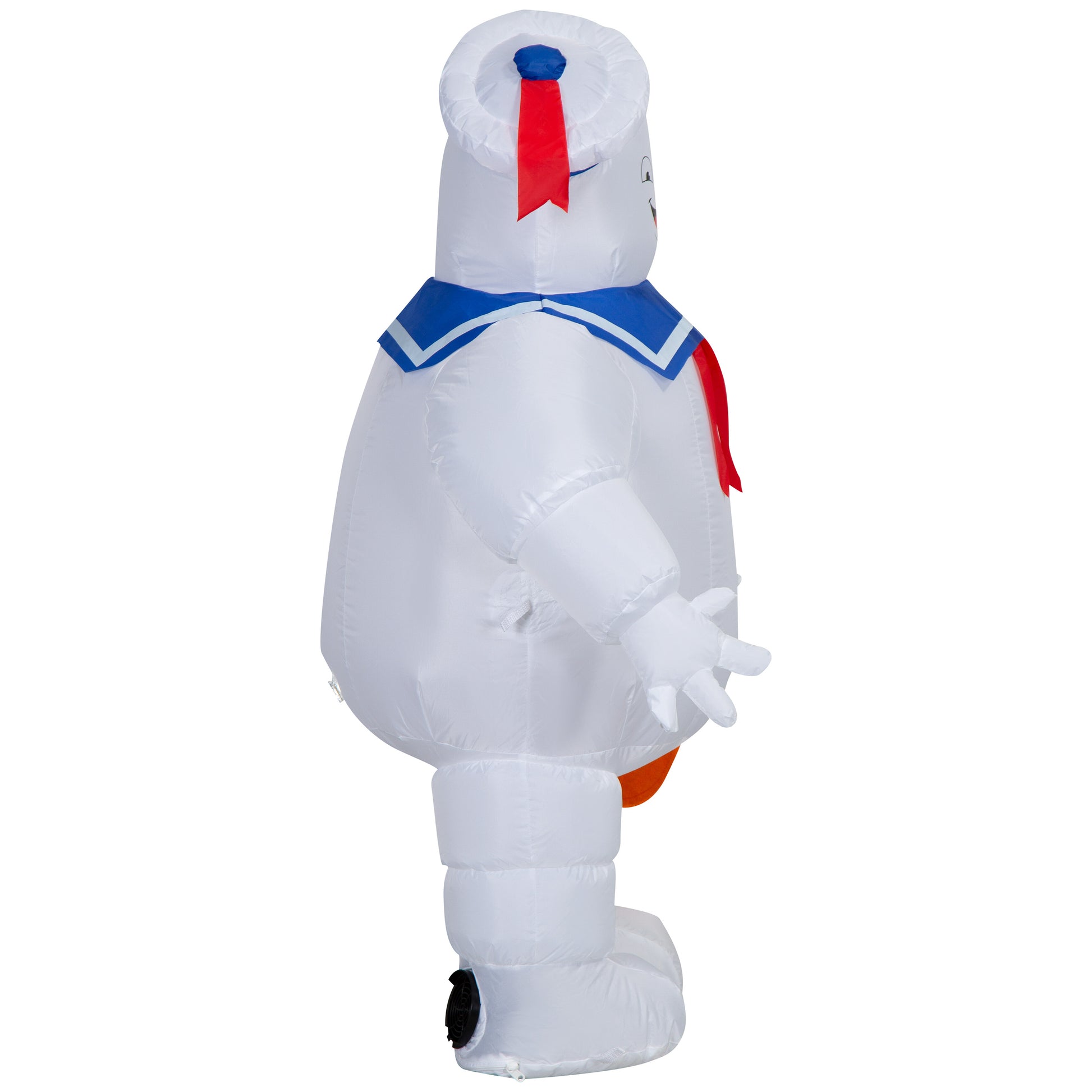 3.5-Ft Ghostbusters Stay Puft Marshmallow Man with Pumpkin Tote Halloween Inflatable image 4
