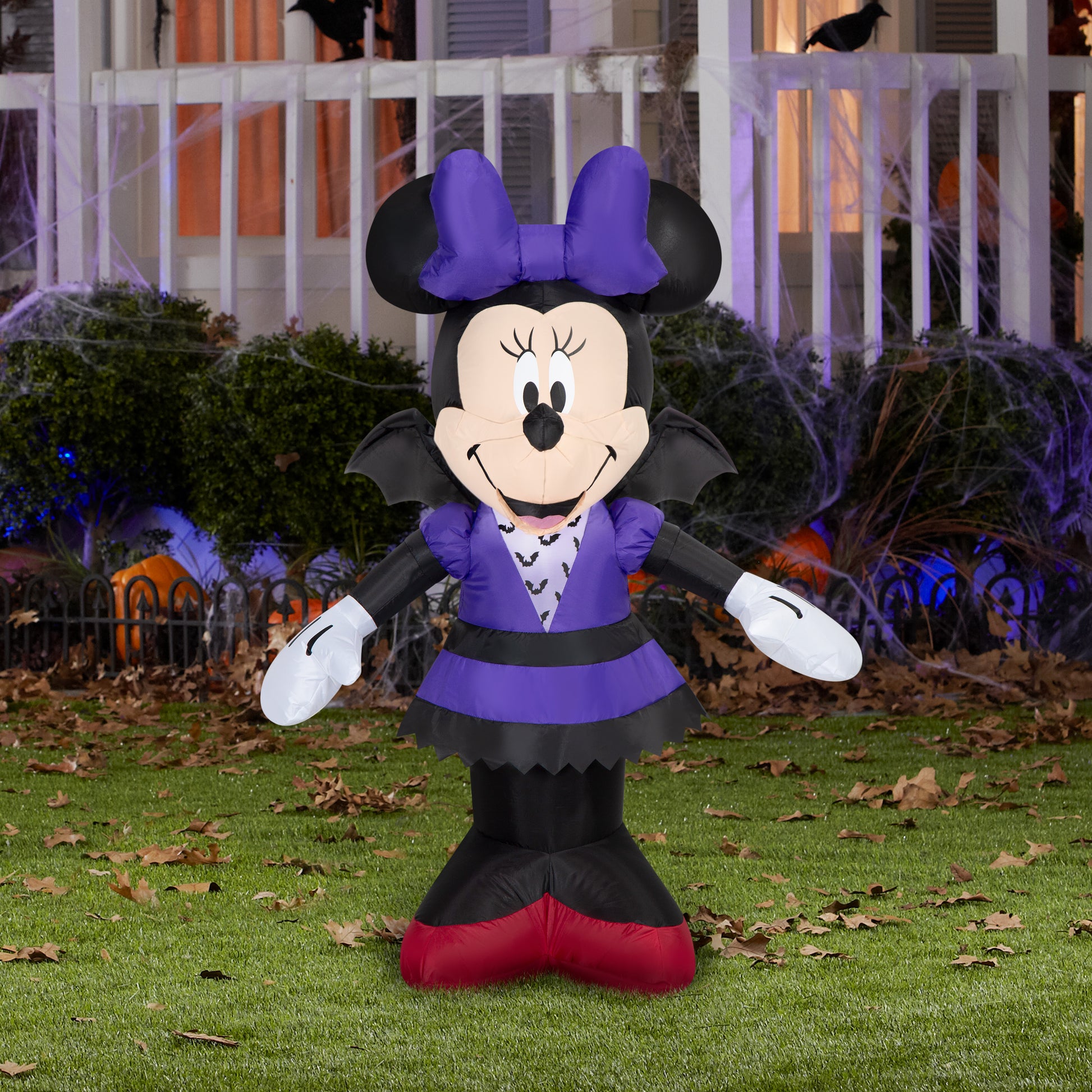 3.5-Ft Disney Minnie Mouse in Bat Costume Halloween Inflatable lifestyle