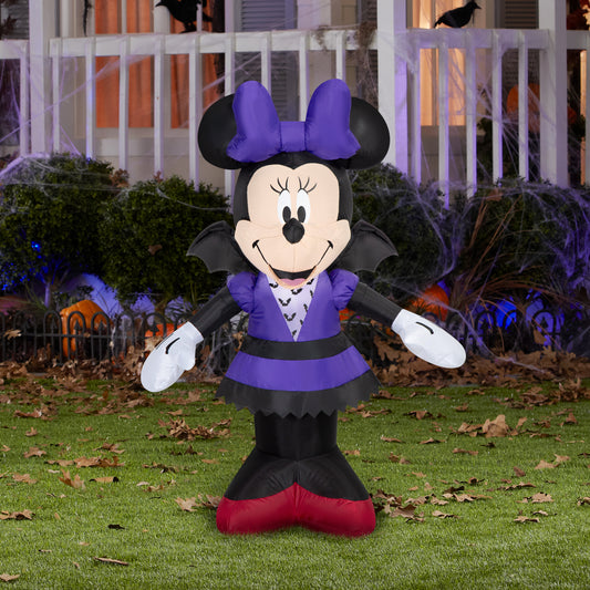 3.5-Ft Disney Minnie Mouse in Bat Costume Halloween Inflatable lifestyle
