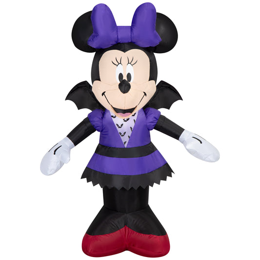 3.5-Ft Disney Minnie Mouse in Bat Costume Halloween Inflatable