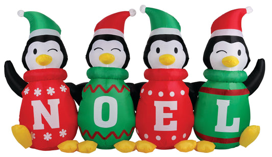 6' Inflatable Sweater Penguins