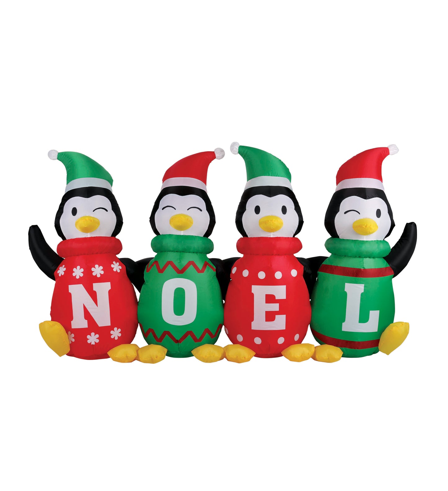6' Inflatable Sweater Penguins image 4