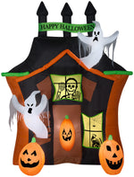 Load image into Gallery viewer, 9&#39; Airblown Haunted Ghost House Scene Halloween Inflatable
