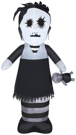 Load image into Gallery viewer, Gemmy Airblown Outdoor Lifeless Girl w/Doll OPP, 6.5 ft Tall
