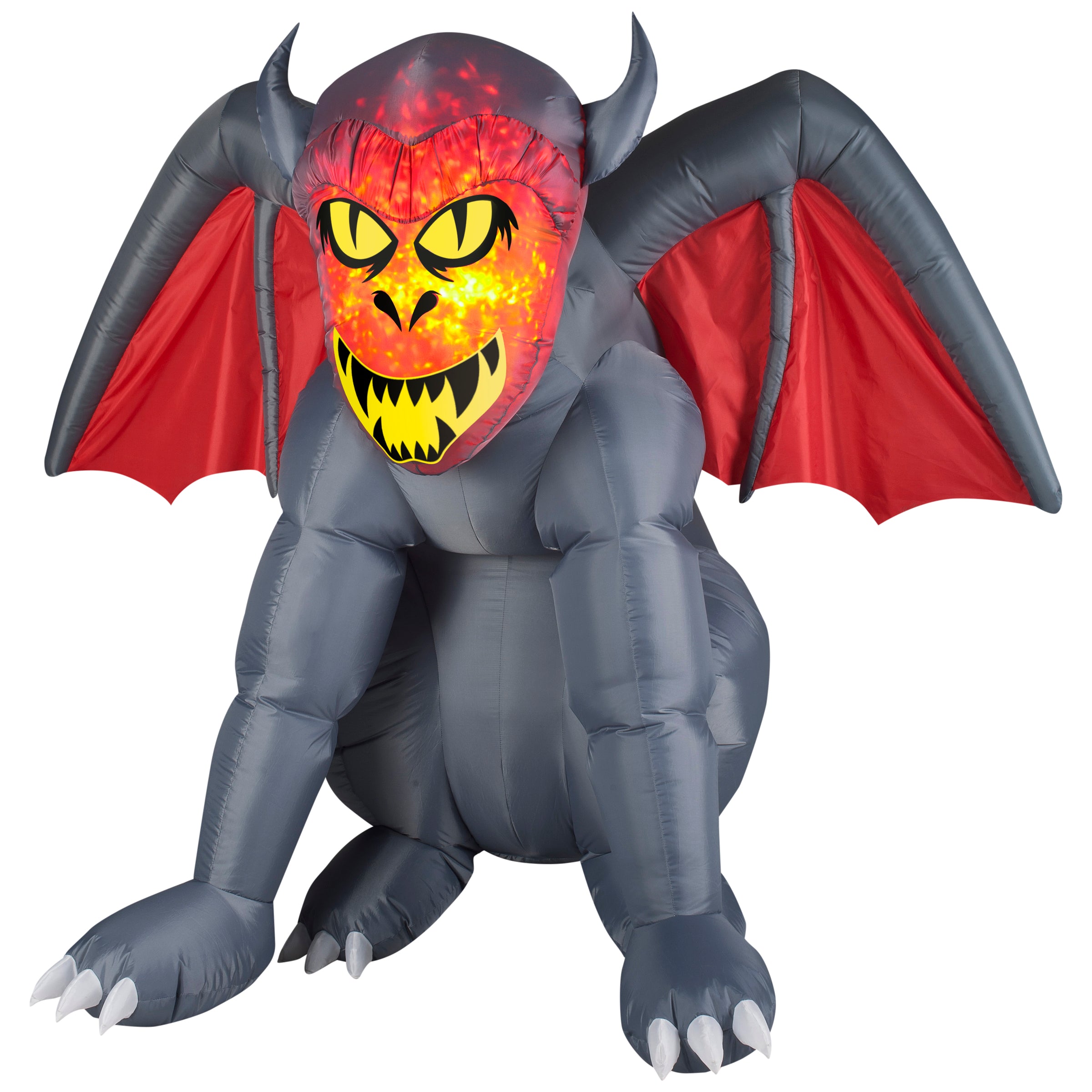 5' Airblown Fire & Ice Gruesome Gargoyle Halloween Inflatable