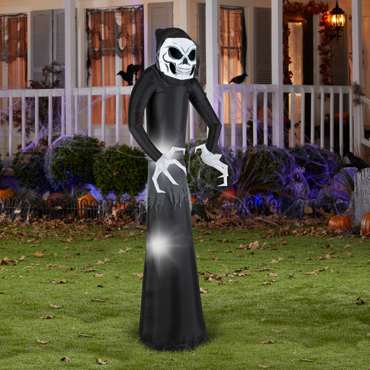 7' Wicked Reaper Halloween Inflatable lifestyle