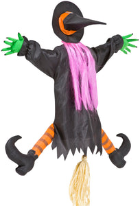 2.5' Crashing Witch Betty Bash Halloween Prop