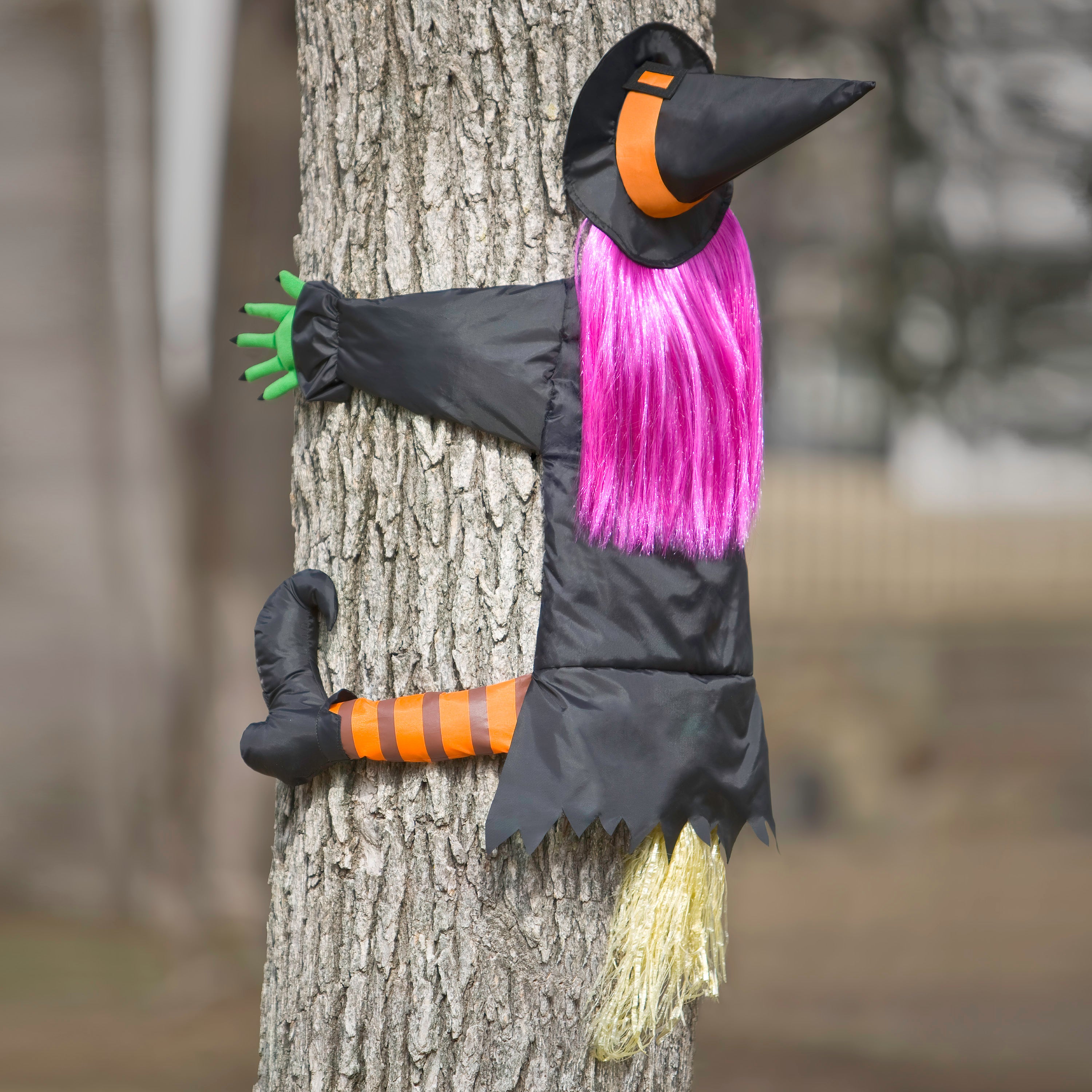 2.5' Crashing Witch Betty Bash Halloween Prop
