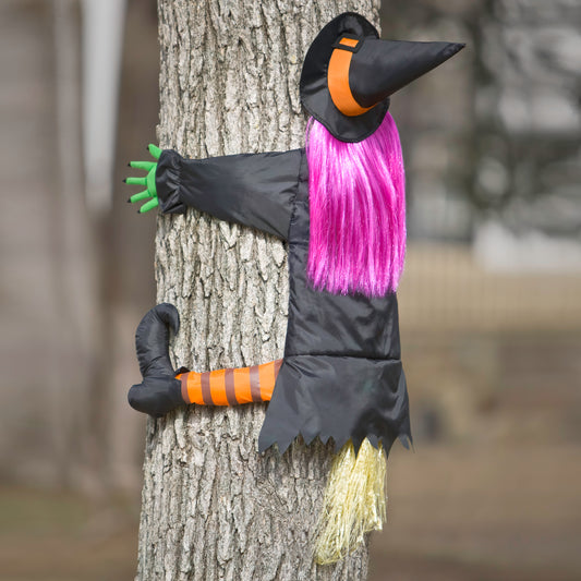 2.5' Crashing Witch Betty Bash Halloween Prop lifestyle