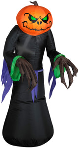 3.5' Airblown Outdoor Pumpkin Reaper Halloween Inflatable